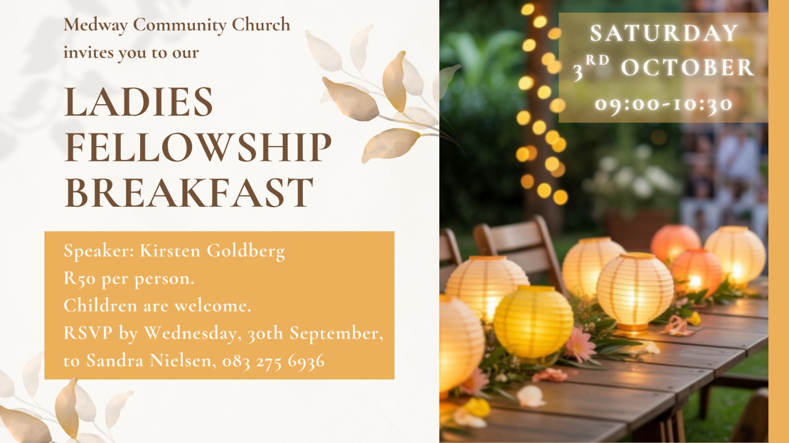 Ladies Fellowship Breakfast